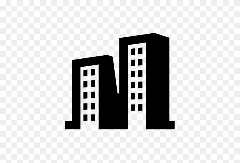 512x512 Big City Preference, Big City, Buildings Icon With Png And Vector - City Buildings PNG