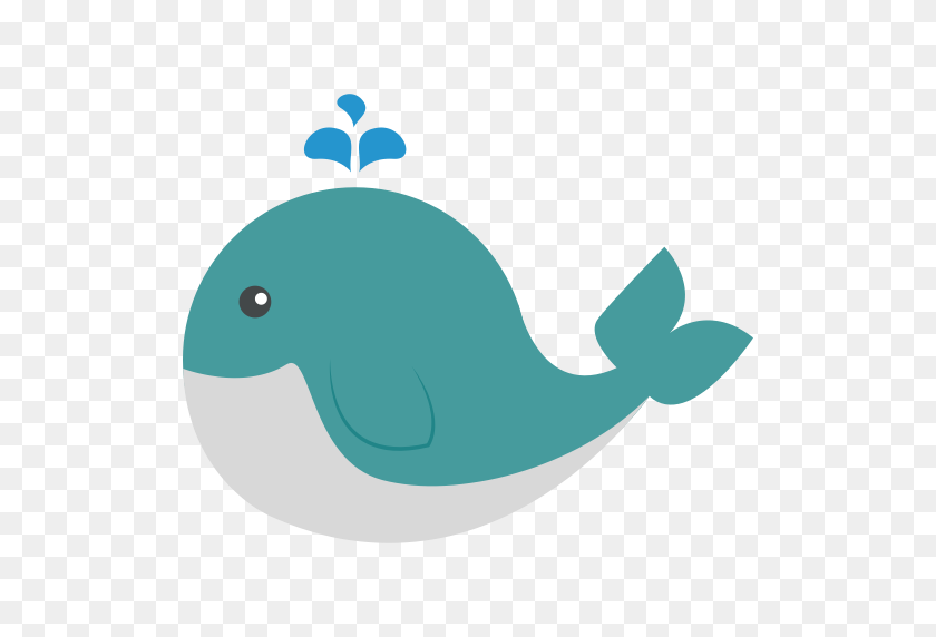 512x512 Big Data, Cloud, Data Icon With Png And Vector Format For Free - Whale Clipart PNG