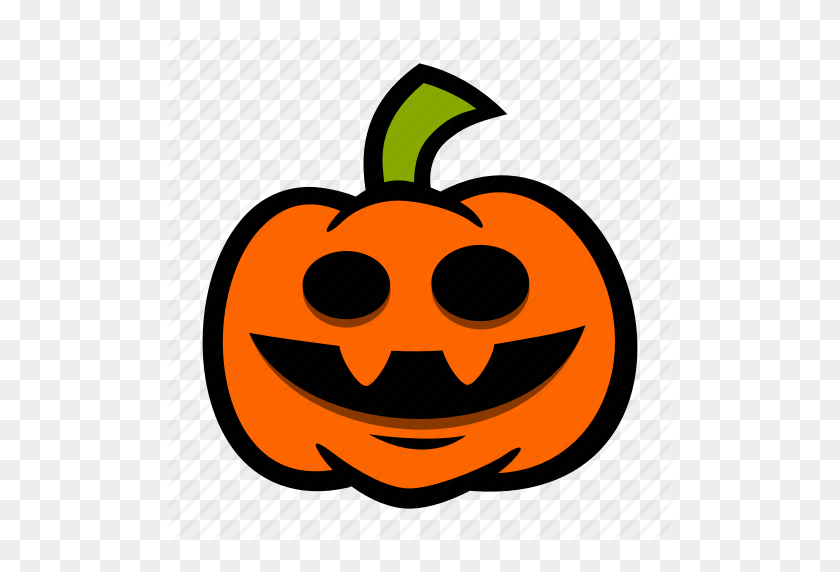512x512 Big, Emoji, Halloween, Pumpkin, Smile Icon - Calabaza Emoji Png