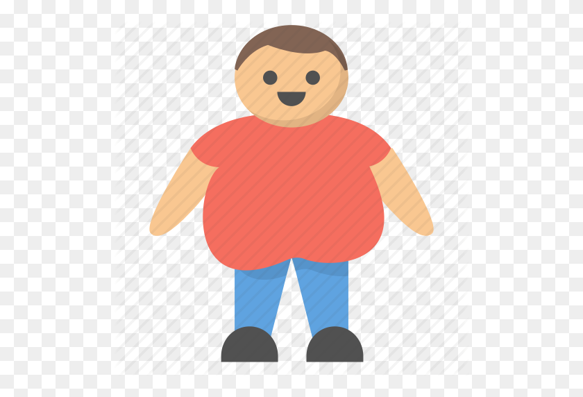 512x512 Icono De Persona Grande, Gordo, Grande, Hombre, Obeso, Con Sobrepeso, - Hombre Gordo Png