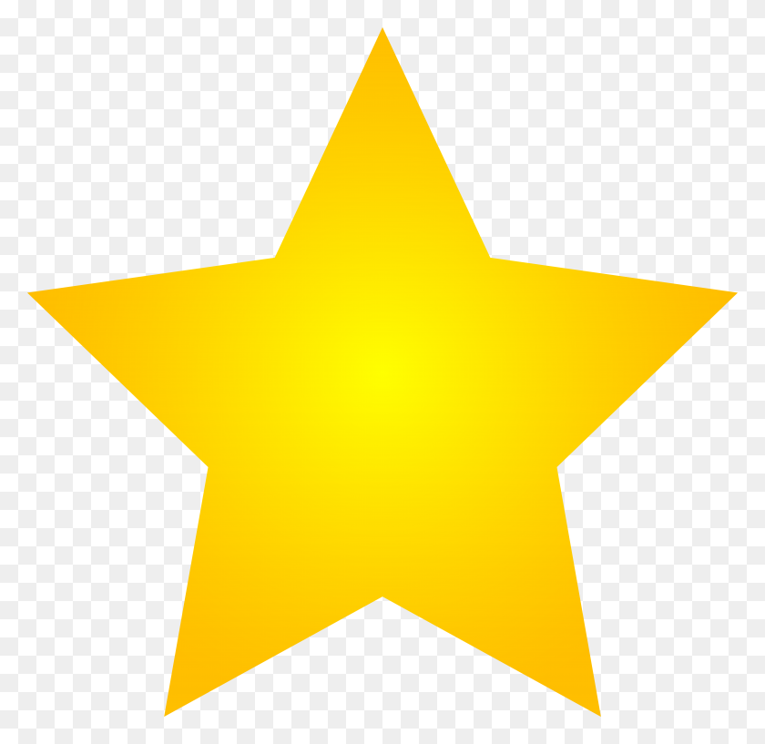 8029x7795 Большая Золотая Звезда Картинки - Фиолетовая Звезда Клипарт