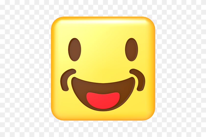 500x500 Big Laugh - Laughing Emoji Clipart