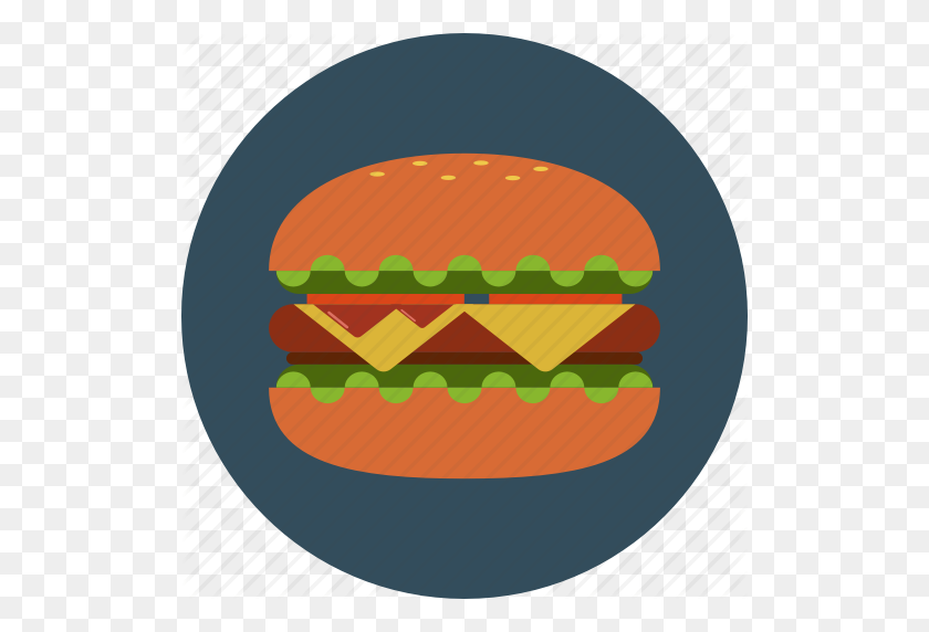 512x512 Big Mac, Pan, Comida Rápida, Icono De Hamburguesa - Big Mac Png