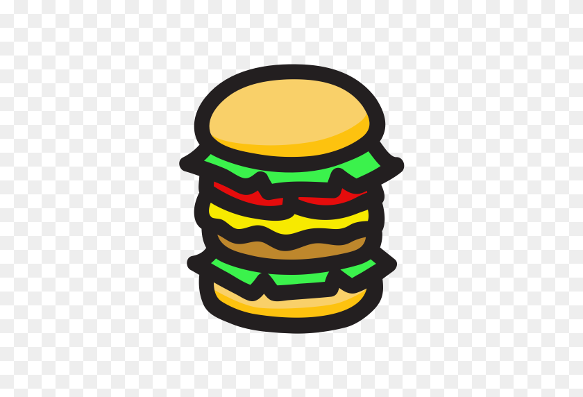 512x512 Big Mac, Icono De Hamburguesa - Big Mac Png