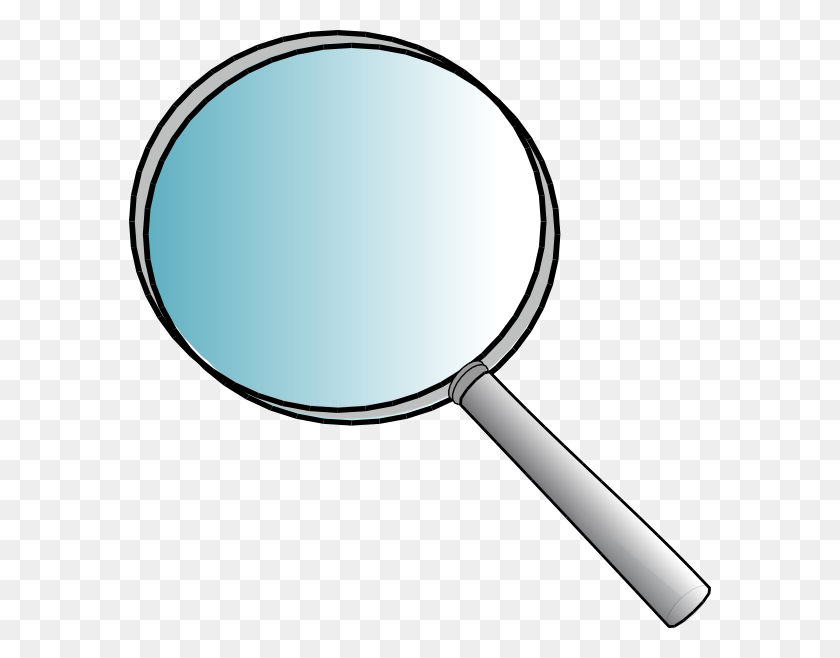 582x598 Big Magnifying Glass Clip Art - Opinion Clipart