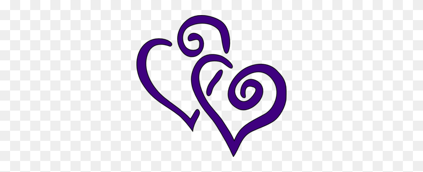298x282 Big Purple Hearts Clip Art - Purple Heart Clipart