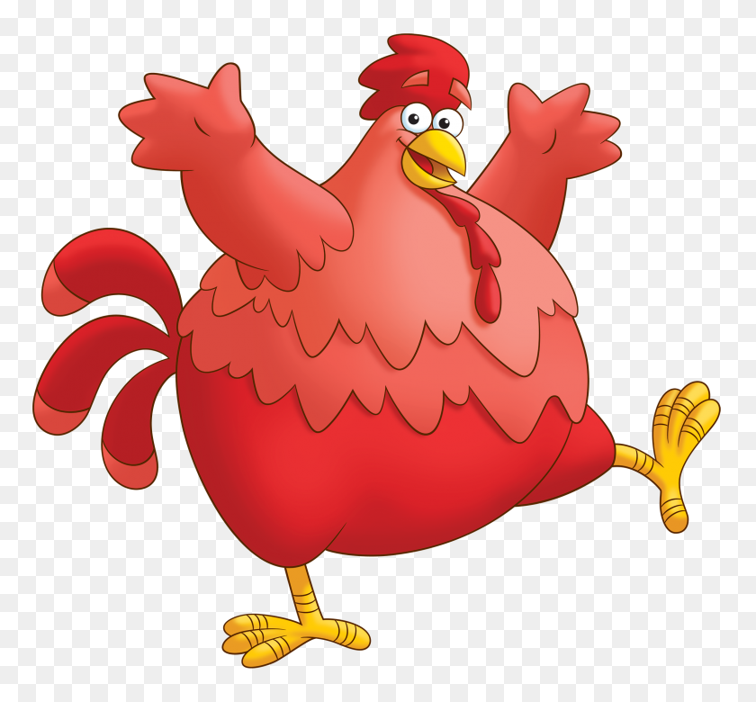 2295x2121 Big Red Chicken Dora The Explorer Wiki Fandom Powered - Little Red Hen Clipart