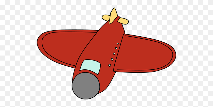 550x364 Большой Красный Клипарт - Красный Самолет Клипарт