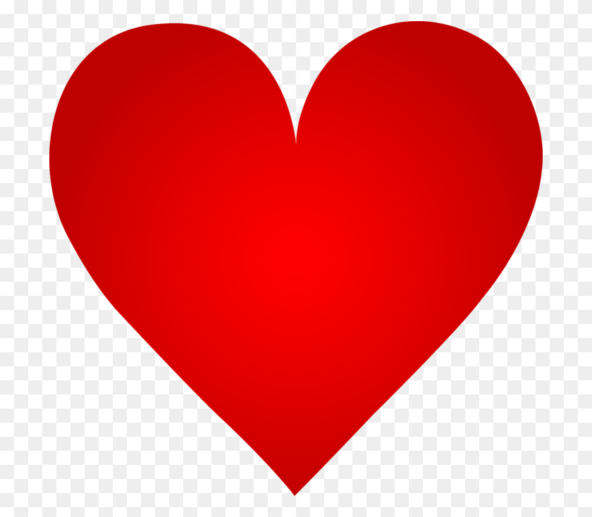 700x674 Большое Красное Сердце Картинки - Клипарт Gmail