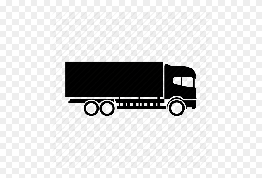 512x512 Big Rig, Truck, Vehicle Icon - Truck Icon PNG