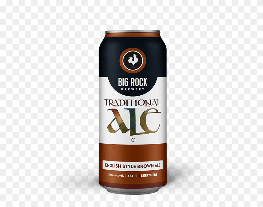 600x600 Big Rock Traditional Ale Big Rock Brewery - Beer Can PNG