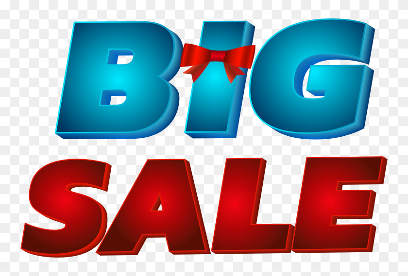 8000x5222 Big Sale Clip Art Png - Sale Clip Art