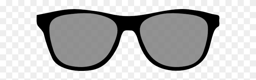 600x205 Big Sunglasses Cliparts - Square Glasses Clipart