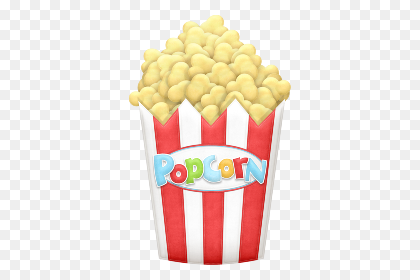 324x500 Big Top Die Cuts - Popcorn Clipart