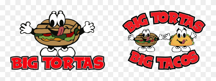 1244x408 Big Tortas Mexican Sandwiches - Torta PNG