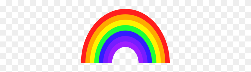 297x183 Imágenes Prediseñadas De Arco Iris Más Grande - Rainbow Clipart Image