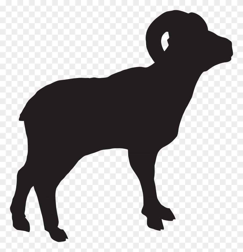 7680x8000 Bighorn Sheep Silhouette Png Clip Art Gallery - Sheep PNG