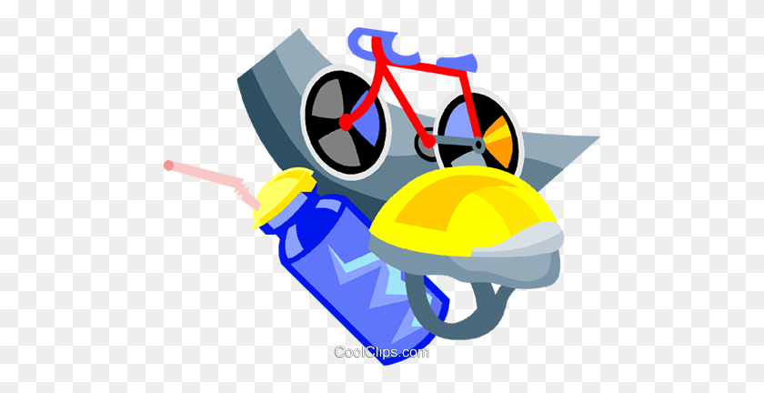 480x372 Bike, Bicycle, Water Bottle Royalty Free Vector Clip Art - Water Cycle Clipart