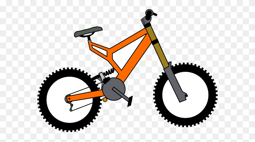 600x408 Bike Clip Arts Download - Bike Tire Clipart