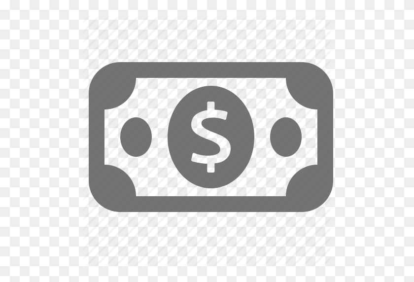 512x512 Банкнота, Наличные Деньги, Валюта, Доллар, Финансы, Значок Денег - Значок Наличных Png