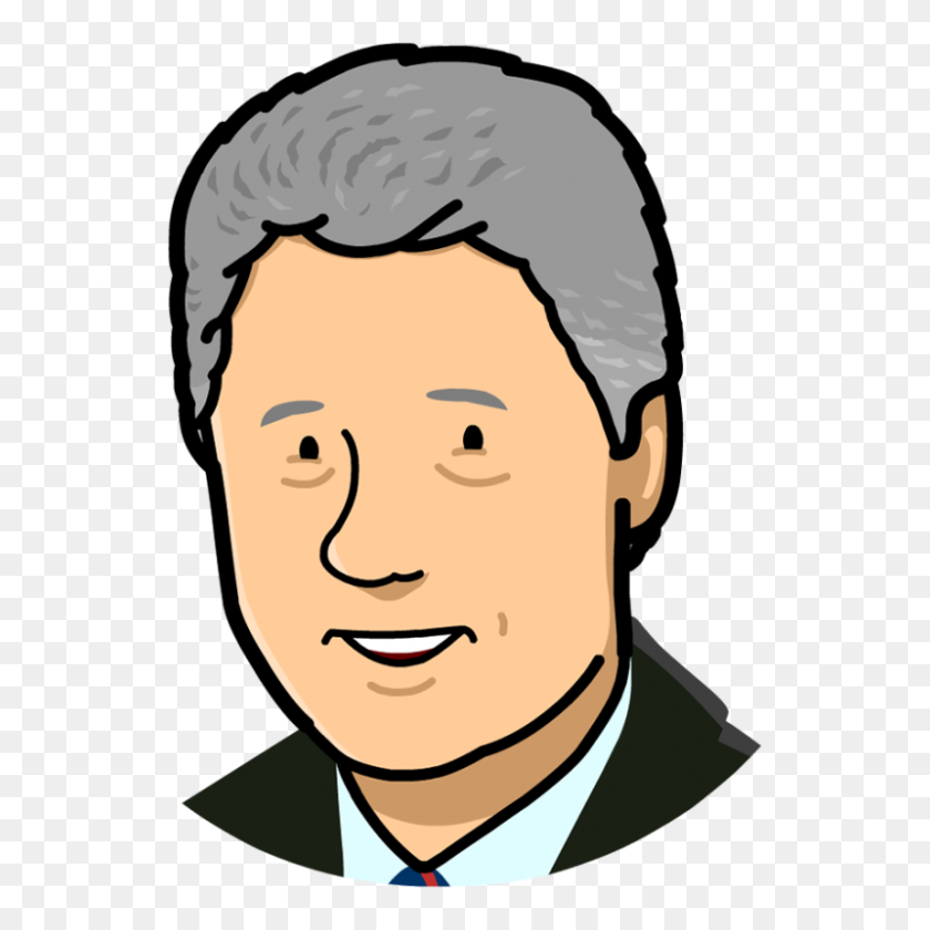 800x800 Bill Clinton Clipart - Bill Clinton Clipart