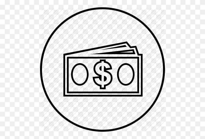 512x512 Bill, Currency, Dollar, Finance, Financial, Money Icon - Dollar Bills PNG