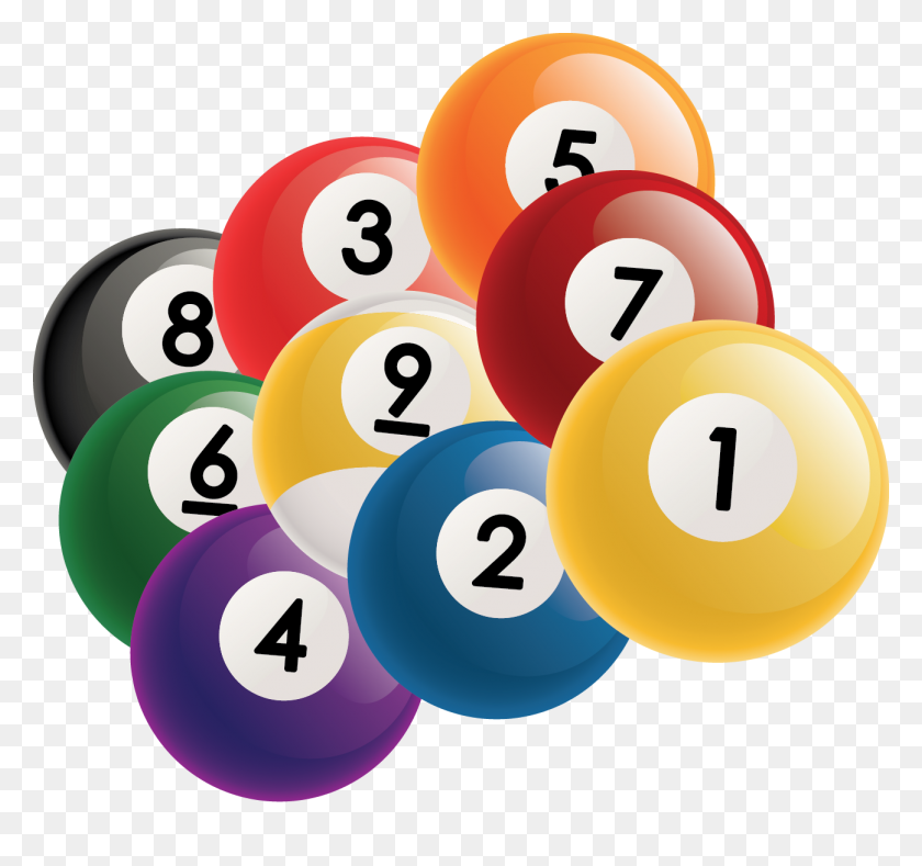 1297x1213 Billiard Ball Clipart Pool Tournament - Pool Balls Clipart