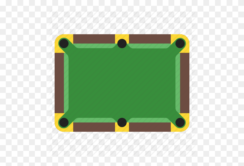 512x512 Billiard, Billiards, Pool, Table Icon - Pool Table PNG