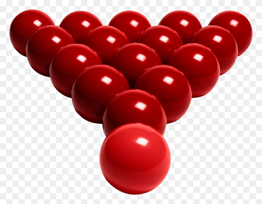 2197x1677 Billiard Red Balls Transparent Png - Red Ball PNG