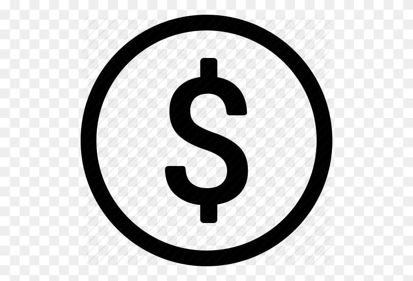 512x512 Биллинг, Доллар, Финансы, Страхование, Денежный Знак, Оплата, Значок Платежа - Денежный Знак Png