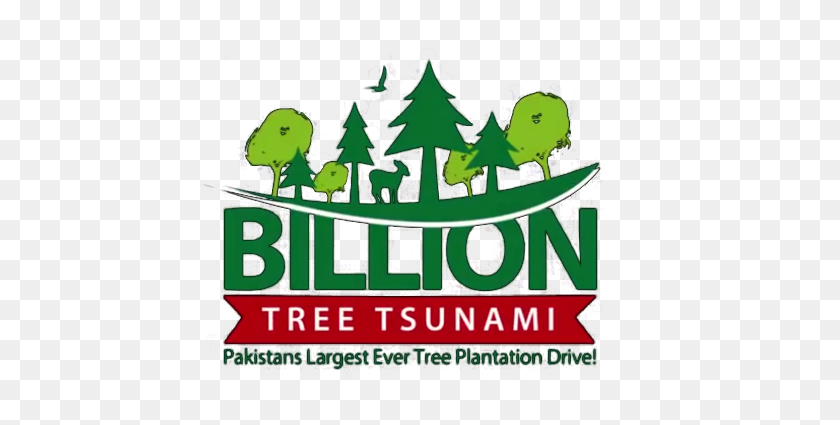 510x365 Billion Tree Tsunami Logo - Tree Logo PNG