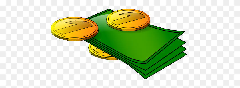 512x248 Bills And Coins Edit - PNG Money