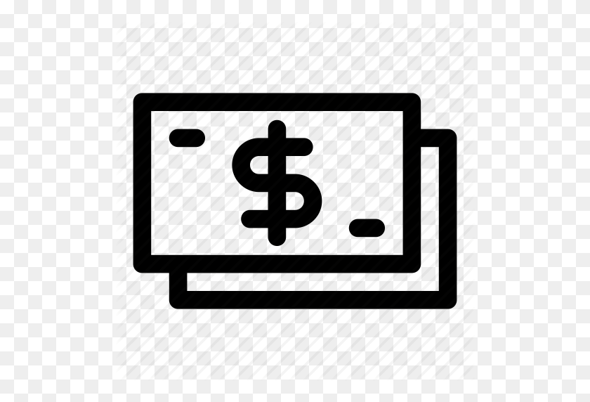 512x512 Bills, Cash, Dollar, Finances, Money, Purchase, Usd Icon - 100 Dollar Bill PNG