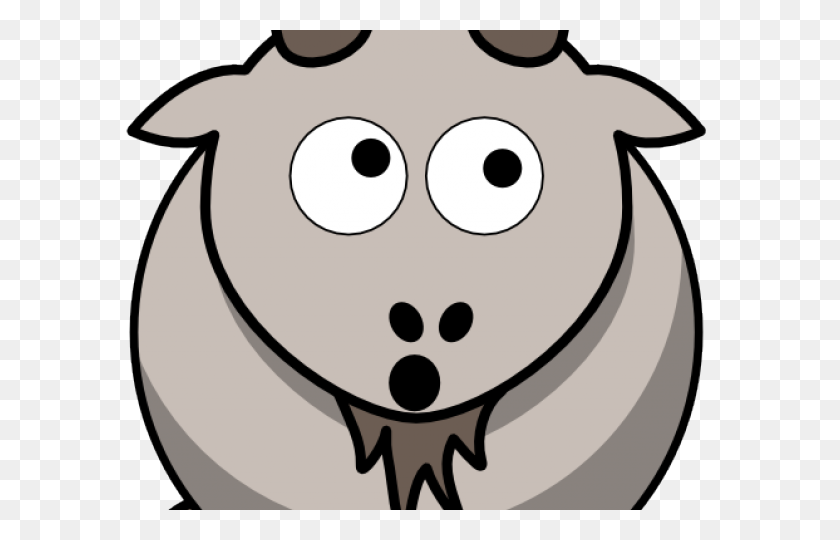 640x480 Billy Goat Clipart Line Art - Goat Face Clipart