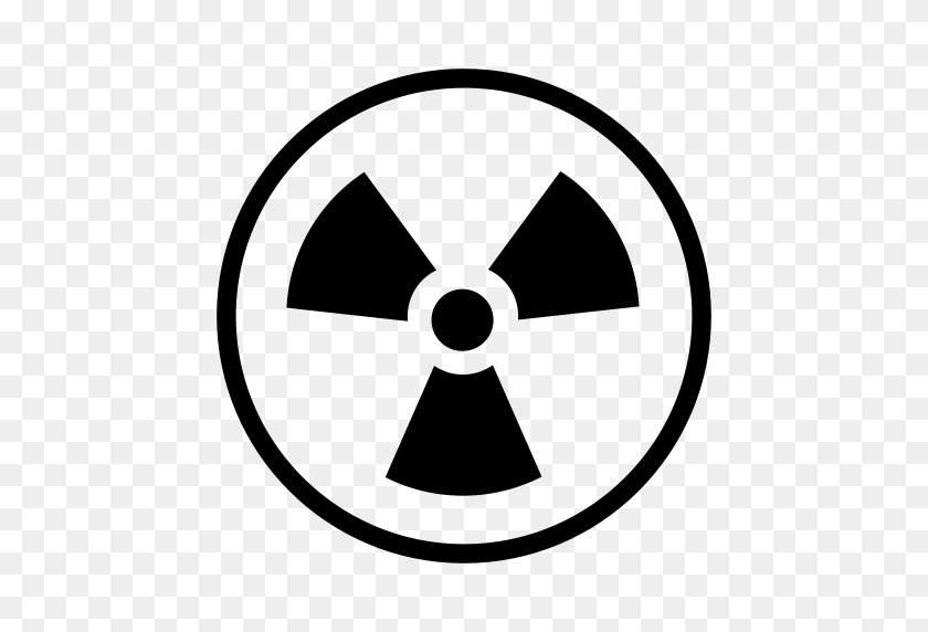 512x512 Iconos Bim, Nuclear, Icono De Radiación Con Formato Png Y Vector - Símbolo Radiactivo Png