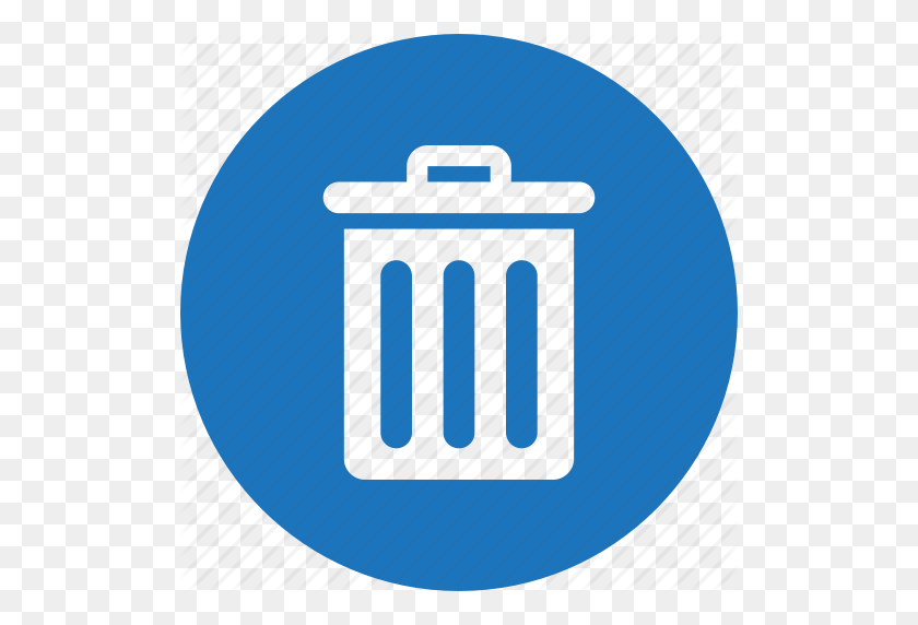 512x512 Bin, Cancel, Circle, Delete, Garbage, Remove, Trash Icon - Delete Icon PNG