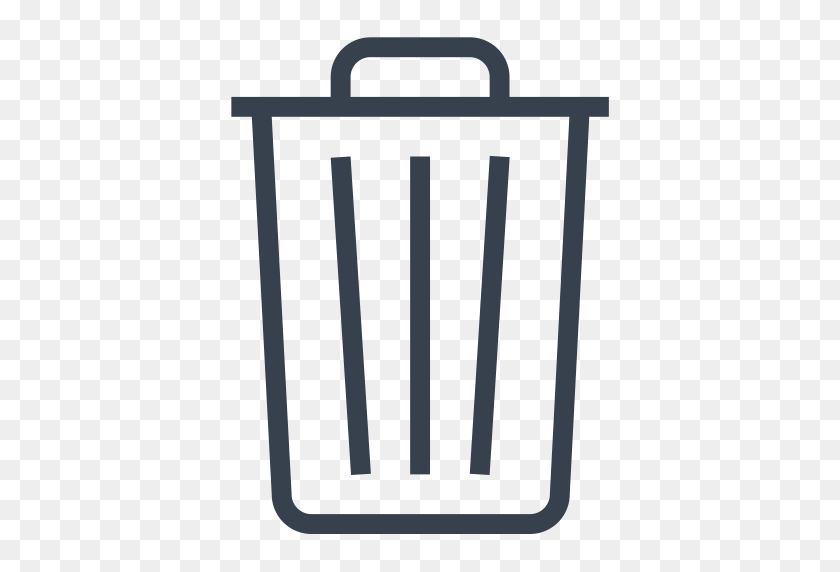 512x512 Bin, Delete, Empty, Out, Recycle, Remove, Trash Icon - Trash Icon PNG