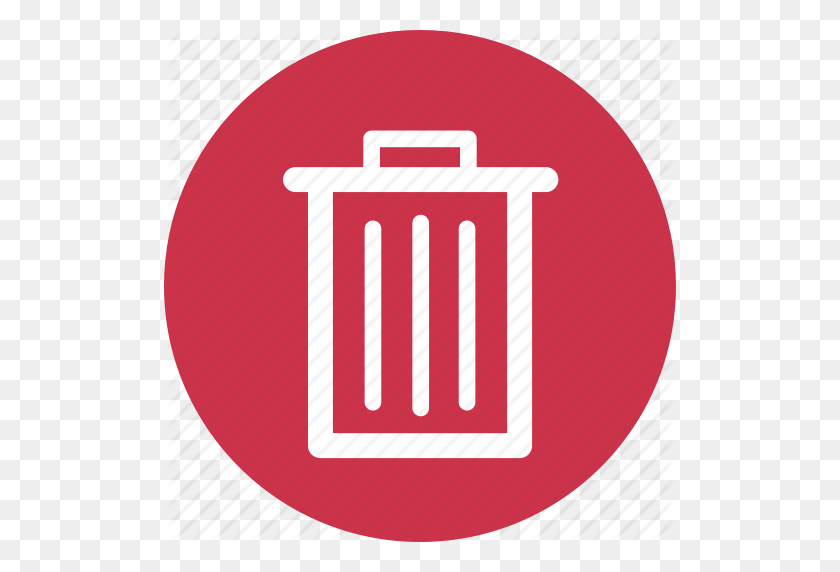 512x512 Bin, Delete, Garbage, Recycle, Remove, Trash Icon - Delete Icon PNG