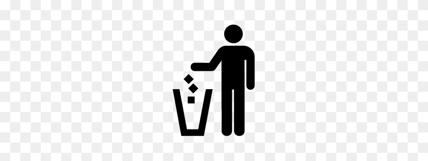 256x256 Bin, Garbage, Recycle, Trash Icon - Recycle Icon PNG