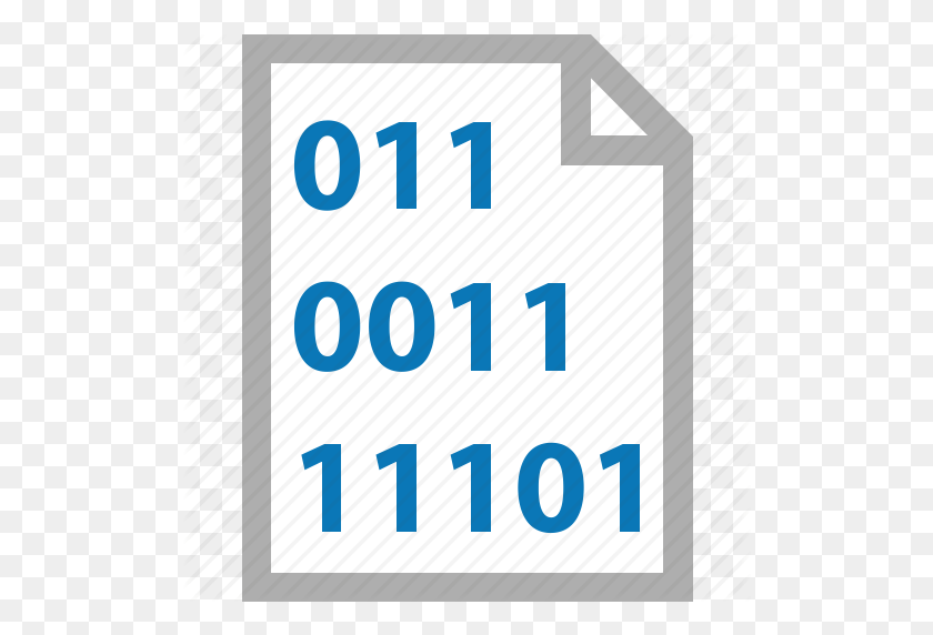 512x512 Binary Icon Code - Binary Code PNG