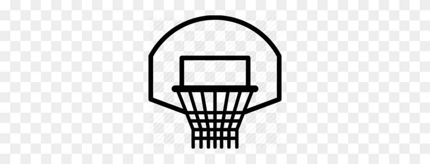 260x260 Bing Basketball Hoop Clipart - Basketball And Net Clipart