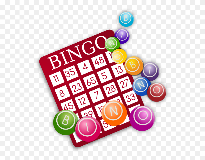 558x597 Bingo Clip Art - Bingo Clipart