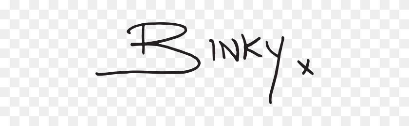 500x200 Binky My Years - Binky Clip Art