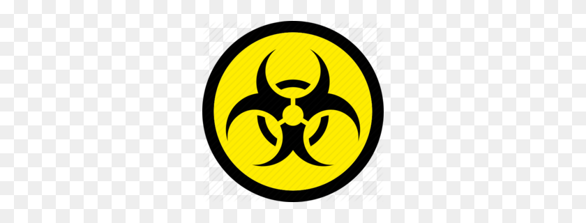 260x260 Biohazard Clipart - Biohazard Symbol PNG