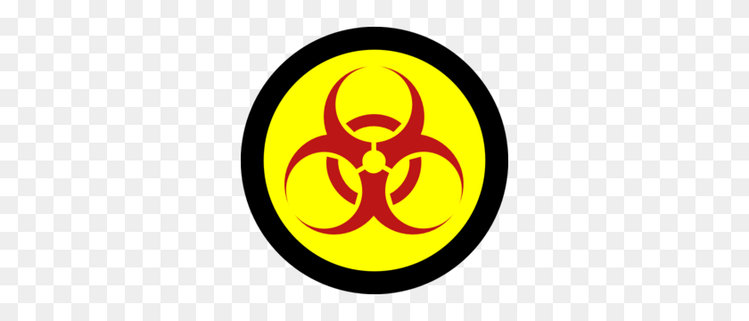 300x300 Biohazard Clipart Sacrilege - Biohazard Symbol Clip Art