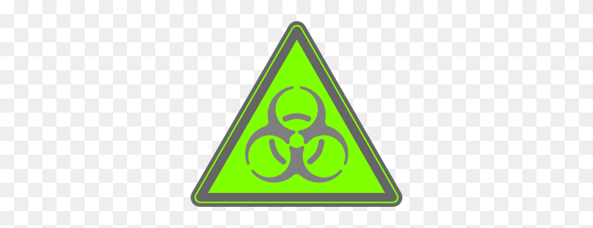 300x264 Biohazard Neongreen Png Cliparts Para Web - Biohazard Clipart