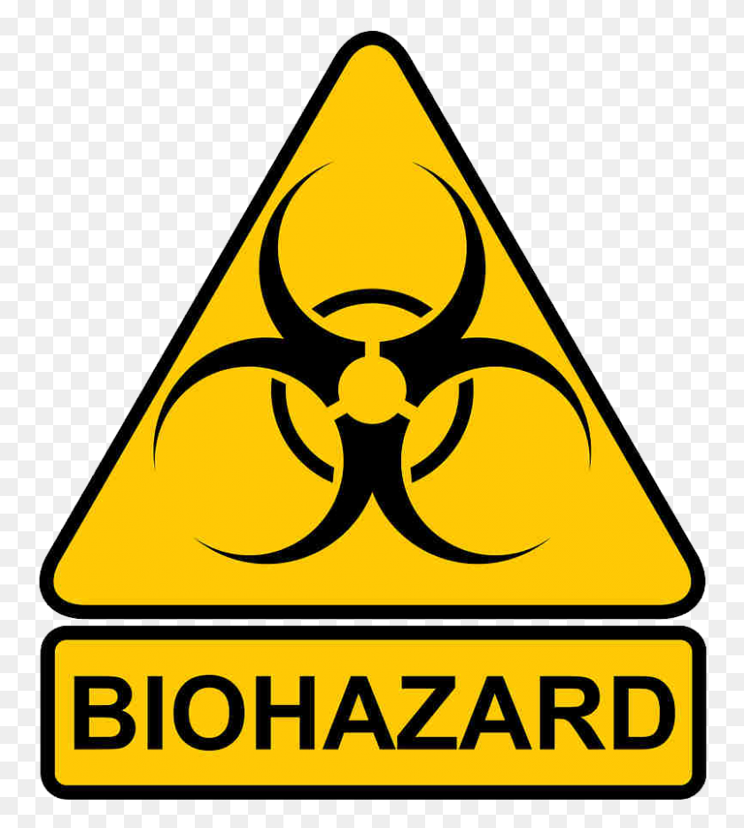 802x900 Biohazard Png - Radioactive Symbol PNG