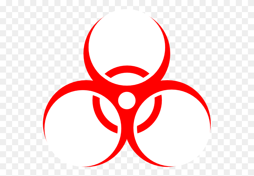 555x522 Biohazard Symbol Clip Art - Biohazard Clipart