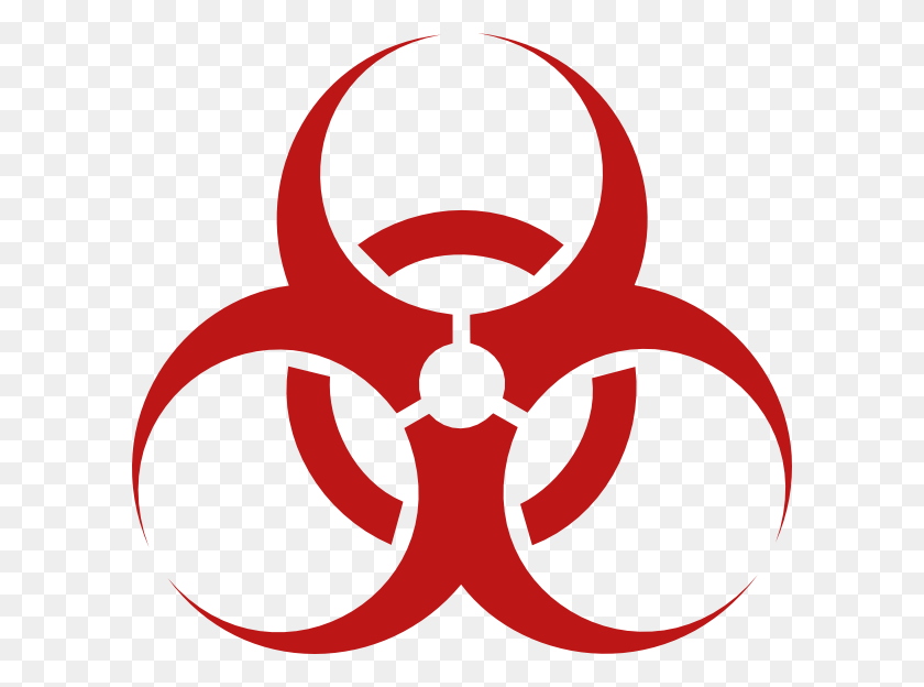 600x564 Символ Биологической Опасности Красный Биологической Опасности Картинки, Опасность - Опасный Клипарт