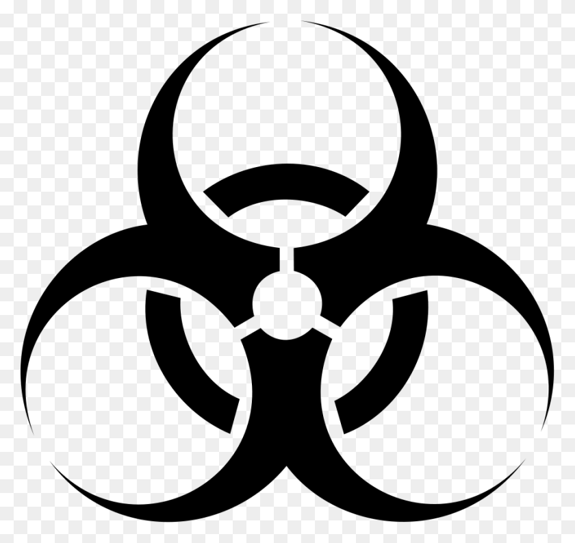900x846 Biohazard Symbol Vector File, Vector Clip Art - Toxic Waste Clipart